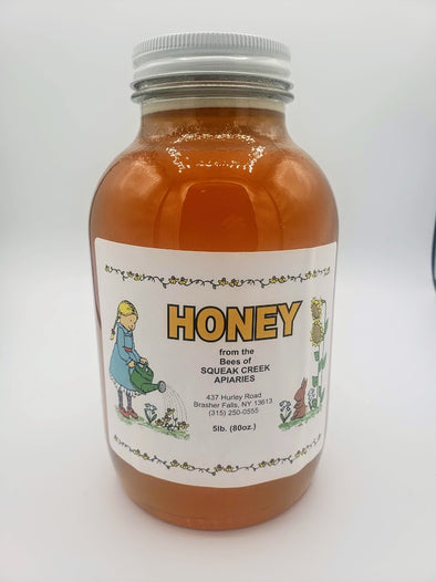 Honey 5lb glass jar